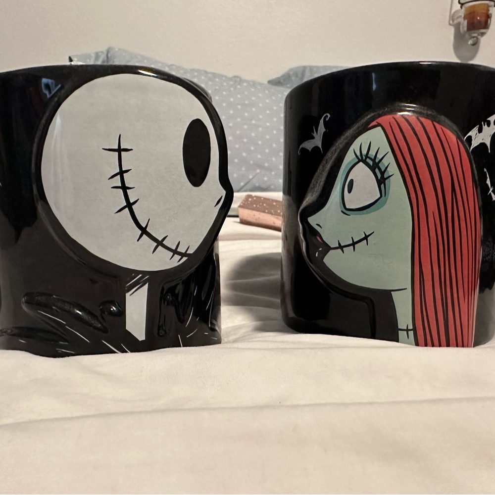 Jack and sally coffee mugs